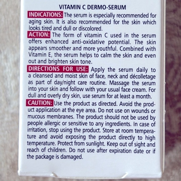 Brand New Pharmaceris C-CAPILIX Vitamin C Dermo Serum Neo Redness Control - Picture 10 of 13